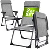 CASARIA® Gartenstühle 2er Set Klappbar 6-fach Verstellbar Produktbild-Vorschau 1