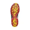 Sohle des Trailrunning-Schuhs "Bushido III Gtx" von La Sportiva; mit griffigem Profil in Gelb und Rot. Produktbild-Vorschau