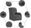 VidaXL 373575, Textil, Šedá, Pena, 110 kg, 780 mm, 920 mm Náhľad obrázku produktu 5