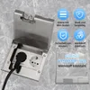 Zásuvka do podlahy s vodotesným krytom Náhľad obrázku produktu 3