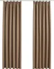 vidaXL Verdunkelungsvorhänge mit Haken 2 Stk. Taupe Produktbild-Vorschau 1