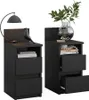 Comodino Vicco Monty Nero Set di 2, Model 53168 Anteprima dell’immagine prodotto 5