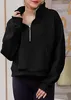 ASKSA Damen Sweatshirt Stehkragen Reissverschluss Pullover Produktbild-Vorschau 2