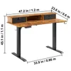 VEVOR Bureau réglable en hauteur électriquement, 120 x 60 Voir les images du produit 8