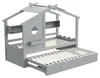 Flieks Kinderbett Hausbett mit Ausziehbett 90x190cm, Produktbild-Vorschau 11