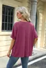 ASKSA Damen T-Shirt Sommer Kurzarm Oversized Rundhals Produktbild-Vorschau 6