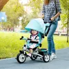 Dreirad 6-in-1 Dreirad mit Schubstange, Kinderdreirad mit Produktbild-Vorschau 2