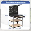 COSTWAY Stół warsztatowy do 225 kg Stół warsztatowy z Podgląd zdjęcia produktu 3