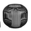 Windlicht Wili Stäbe in Kugelform H. 18cm schwarz aus Produktbild-Vorschau 1