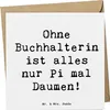 Mr. & Mrs. Panda Glückwunschkarte Spruch Buchhalterin Liebe Produktbild-Vorschau 1