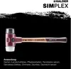 Pneumatické kladivo SIMPLEX 50 mm, guma/Superp. Halder | Náhled obrázku produktu 26