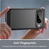 A person's hands are holding a smartphone with a black protective case. Produktbild-Vorschau