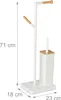 Set da bagno Relaxdays, A x L x P: 71 x 23 x 18 cm, Anteprima dell’immagine prodotto 4