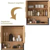 EUGAD Spiegelschrank, Badezimmerschrank hängend, Badschrank Produktbild-Vorschau 8