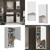 Armoire murale Vicco Marelle Blanc/Artisan 30x67cm avec Voir les images du produit 8