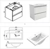 Waschtisch mit Unterschrank 60cm Alast Badmöbel Set Produktbild-Vorschau 10