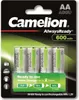 CAMELION NI-MH Sempre pronti HR6 / AA / 600mAh / BP4 Anteprima dell’immagine prodotto 9
