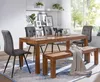 FineBuy Panca da sala da pranzo 120 cm in legno massello Anteprima dell’immagine prodotto 2
