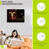 ARTland Leinwandbild Sternzeichen - Widder Größe: 40x30 cm Produktbild-Vorschau 3