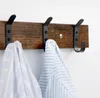 ACAZA Garderobe - 16 Haken - 88 cm - Vintage Braun - Produktbild-Vorschau 5