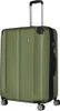 A green Travelite CITY Trolley L suitcase is shown against a white background. Voir les images du produit