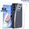 A clear product shot of a phone case and screen protector. Produktbild-Vorschau