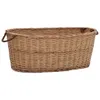 vidaXL Holzkorb mit Tragegriffen 88 x 57 x 34 cm Natur Produktbild-Vorschau 8