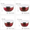Relaxdays Schüssel Set mit Deckel, Edelstahl, verschiedene Produktbild-Vorschau 4