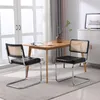 MODFU Esszimmerstühle-set Küchenstuhl mit 2-Rattan Produktbild-Vorschau 3