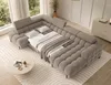 Wohnlandschaft in U-Form XXL Falco Sofa mit Bettkasten und Produktbild-Vorschau 5