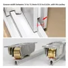 4 PIÈCES Ensemble de roulettes pour porte coulissante en Voir les images du produit 7