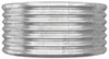 vidaXL Plantenbak, verzinkt staal, 80x80x36 cm, zilver Productafbeelding-voorbeeld 3