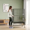 PawHut Vogelkäfig Vogelbauer mit Sitzstangen, Vogelhaus mit Produktbild-Vorschau 7