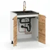 ULWEHOME | Spülenunterschrank 60 cm Eiche Wotan, Produktbild-Vorschau 3