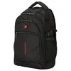 Travel N Meet Freizeitrucksack, Rucksack gepolstert schwarz Produktbild-Vorschau 3