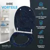 SANILO® WC-Sitz mit Absenkautomatik und Schnellverschluss Produktbild-Vorschau 2
