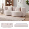 COSTWAY Schlafsofa, Boneless Sofa Bett mit 2 Bequemen Produktbild-Vorschau 1