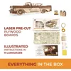Ugears 3D mechanisches Holzpuzzle VM-05 Auto (50er Jahre Produktbild-Vorschau 25