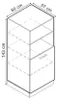 Herdumbauschrank Vicco R-Line Anthrazit Landhaus 60 cm, Produktbild-Vorschau 2