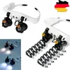 3x-25x LED Uhrmacherlupe Juwelier Lupe Brillenlupe Kopflupe Produktbild-Vorschau 3