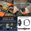 Herren Smartwatch mit Telefonfunktion,2,01 Zoll Touchscreen Produktbild-Vorschau 5
