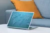 MuchoWow® Laptop Aufkleber Sticker Cover Weltkarte - Linien Produktbild-Vorschau 4