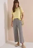 Cecil Wide Leg Hose in Seersucker-Qualität Brown Cacao M Produktbild-Vorschau 3