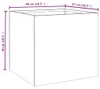 vidaXL květináč 2 ks 49x47x46 cm Corten Steel Náhled obrázku produktu 6