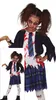 Zombie-Schülerin Kostüm für Mädchen in Blau-Weiß, Gr. Produktbild-Vorschau 3