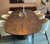 LEVEN Lifestyle Esstisch oval Mango massiv Holz Produktbild-Vorschau 4
