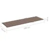 vidaXL Doppel-Sonnenliege mit Taupe Auflagen Kiefer Produktbild-Vorschau 10