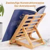 Holz Handyhalter Tablet Ständer Bambus 22x17cm verstellbar Produktbild-Vorschau 4