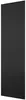 A plain black fabric panel, likely a curtain or screen, shown from a slightly angled perspective. Podgląd zdjęcia produktu