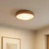 Lindby Deckenlampe Tanju, Ø50 cm, 4-flg., Kautschukholz, Produktbild-Vorschau 3